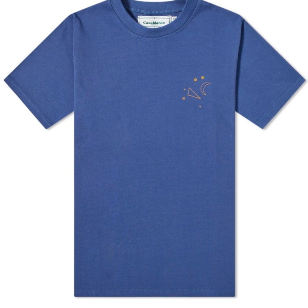 Casablanca Tennis Club Constellation Tee. Men’s size Large. Capricorn.